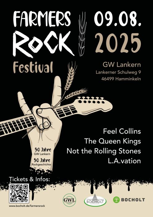 Plakat zum Farmers Rockfestival 