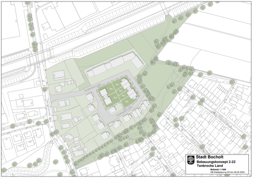 Draft development concept Tenbrocks Land