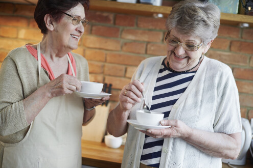 The marketplace is designed to encourage informal dialogue