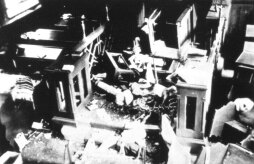  Devastated interior of the synagogue after the November pogrom. Photo taken by Pastor Anton Blömer the day after the November pogrom 