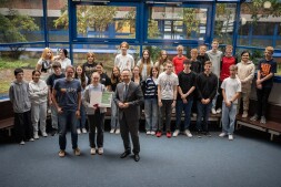The pupils of 8b of the comprehensive school achieved third place The pupils of 8b of the comprehensive school achieved third place