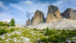  The audience can look forward to impressive images, like this one from the Dolomites. 