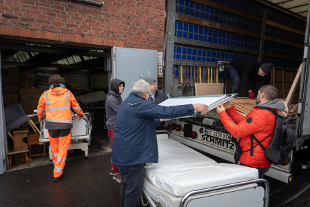 The trailer was loaded together on Friday