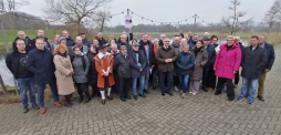  The city councillors from Bocholt and Aalten (Netherlands), led by mayors Thomas Kerkhoff (Bocholt) and Anton Stapelkamp (Aalten), met to exchange ideas. 