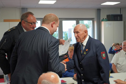  70 years as a member of the volunteer fire brigade: Paul Stevens 