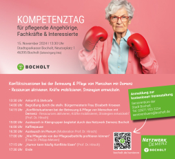  A skills day on dealing with dementia will be held in Bocholt on 15 November. 