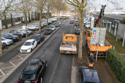  An sechs Standorten in Bocholt wurden neue Schilder aufgestellt - so auch hier an der Franzstraße. 