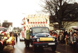  Rosenmontag im Jahr 1966 mit der Karnevalsgesellschaft \