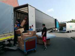  Het hulptransport, dat is voorbereid door vele Duitse en Oekraïense helpers, vertrekt volgende week. 