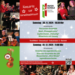  Twee concerten in de aanloop naar Kerstmis 